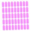 LOORGVEL 45pcs Hair Perm Rods for Long Hair Heatless Curling Clips for Women Purple and Pink Styling Tools for Home Hairdressing view 1