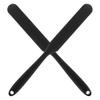 FRCOLOR 2pcs Silicone Waxing Applicator Reusable Large Hard Scraper Waxing Body Hair Removal Mixing Sticks Applicator, Black view 1