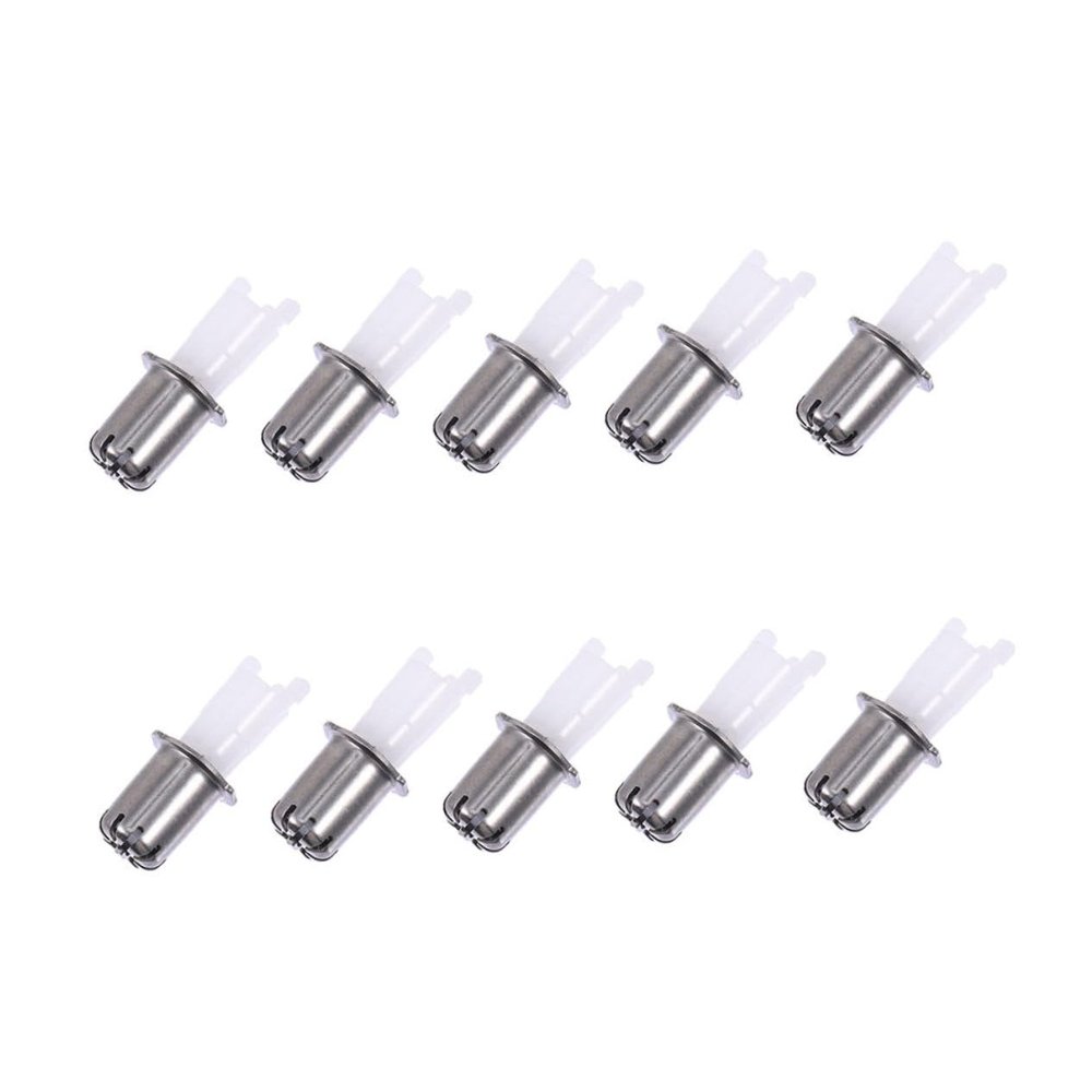 OUNONA 10PCS Electric Nose Hair Trimmer Replacement Heads Stainless Steel Blades for Efficient Hair Removal Compatible Household Nose Clippers