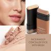 2 In 1 Foundation Stick With Brush Lightweight Double Head Foundation Make-Up Stick (01) view 4