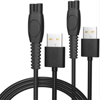 2Packs Charger Cord Series 9000 7000 5000 3000 MG9510 MG7910 MG5910 One Blade Shaver USB Adapter Cable