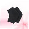DEARMAMY 3Pcs Moisturizing Gel Heel Sleeves for Dry Cracked Skin Open Toe Design for Breathability Washable and Foot Care Socks for Men and Women view 4
