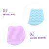 SAFIGLE 10pcs Wave Shovel Silicone Cover Facial Cleansing Scrubber Cover Pore Cleaner view 3