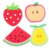 Healeved 4pcs Fruit Decor Bath Sponges Set Scrubber Sponge Bath Balls for Boys and Girls Exfoliating Balls view 1