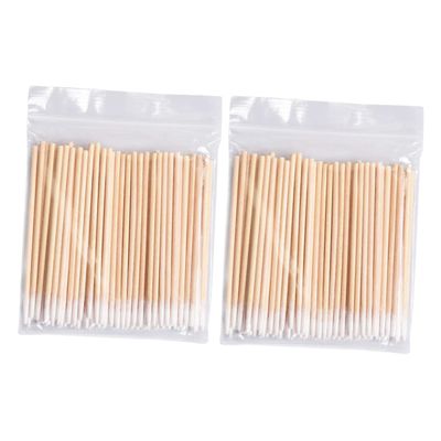 Beaupretty 1000pcs Disposables Cotton Swabs for Makeup Lash Cleaning of Single Tip Sticks