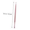 NOLITOY Nail Art Cuticle Pusher Remover Tool 1 Piece Rose Gold Precision Gel Polish Scraper for Manicure Pedicure for Home Professional Use view 2