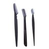 DEARMAMY 3pcs Professional Eyebrow Razor Kit Portable Trimmer Set Cover Easy to Clean for Travel view 1