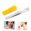 BESTYASH 2sets Nose Hair Trimmer Tweezers for Nose Ear Eyebrow Hair Removal Compact Design for Men Women Includes Protective Case view 2