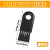 8 PCS Shaver Cleaning Brush Set for Electric Hair Clippers Black Shaver Nylon Brush Cleaning Electric Shaver Brushs Nylon Hair Brushs Set Hair Remover for Household Cleanings view 2