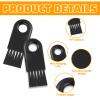 8 PCS Shaver Cleaning Brush Set for Electric Hair Clippers Black Shaver Nylon Brush Cleaning Electric Shaver Brushs Nylon Hair Brushs Set Hair Remover for Household Cleanings view 3
