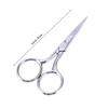 DEARMAMY Stainless Steel Eyebrow Scissors and Nose Hair Trimmer Set 2-Piece Facial Hair Grooming Kit for Men and Women Precision Blades view 3