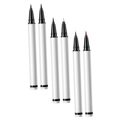 Beaupretty 6Pcs Colorful Liquid Eyeliner Pen Makeup for Women Includes for Beginners Makeup