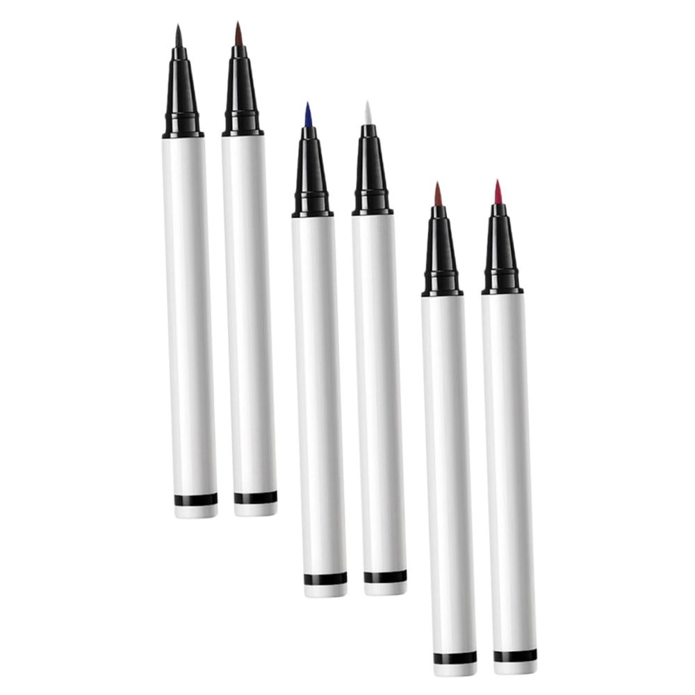Beaupretty 6Pcs Colorful Liquid Eyeliner Pen Makeup for Women Includes for Beginners Makeup