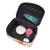 SDTYKHJ Makeup Bag for Women Cosmetic Bag Travel Toiletry Bag Flying Dragonflies Lily Flower Make Up Organizer with Handle view 4