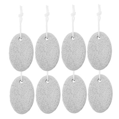 DEARMAMY 8pcs Pumice Stones Foot Grinding Tool Set for Callus Removal Dead Skin Exfoliator Suitable for Home Pedicure