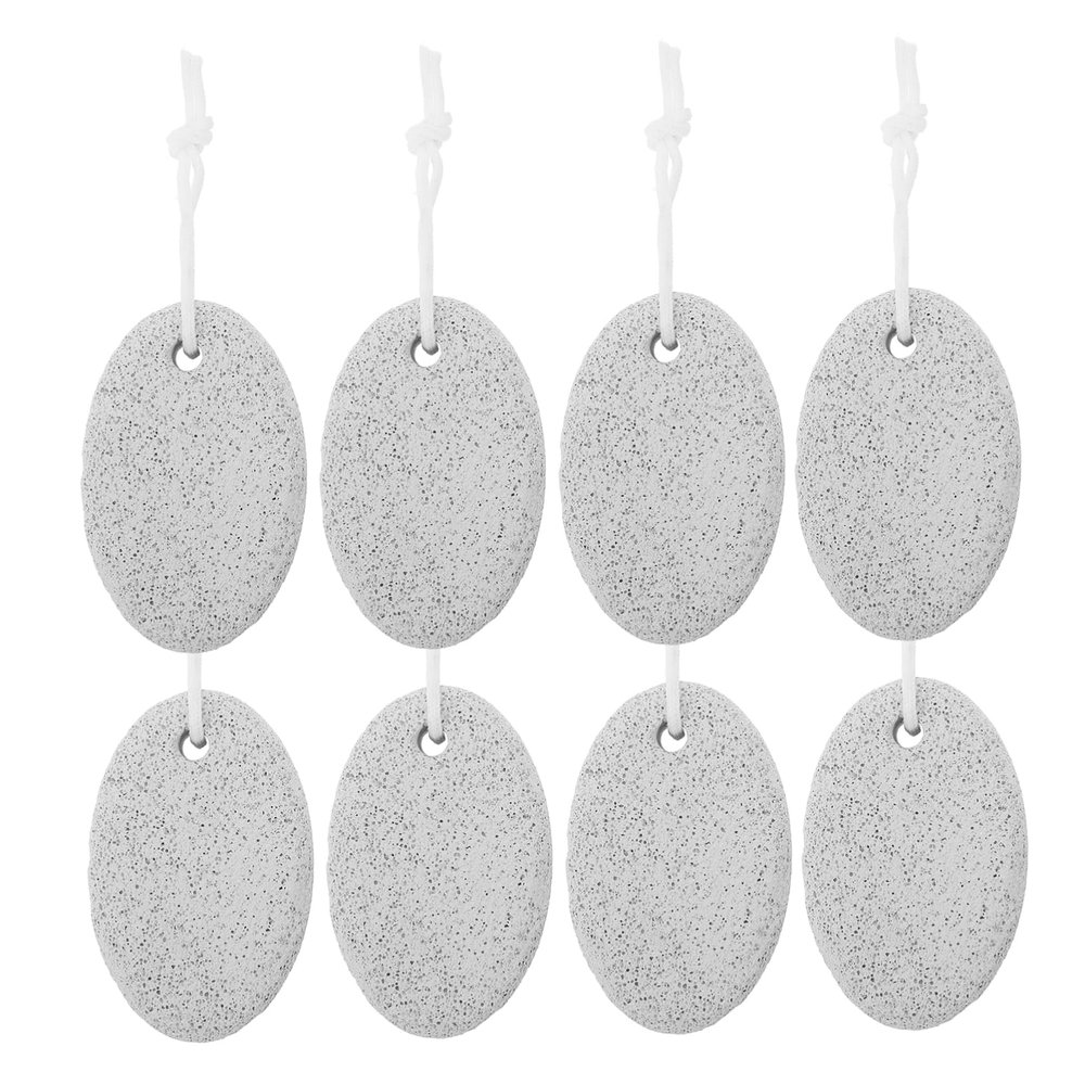 DEARMAMY 8pcs Pumice Stones Foot Grinding Tool Set for Callus Removal Dead Skin Exfoliator Suitable for Home Pedicure