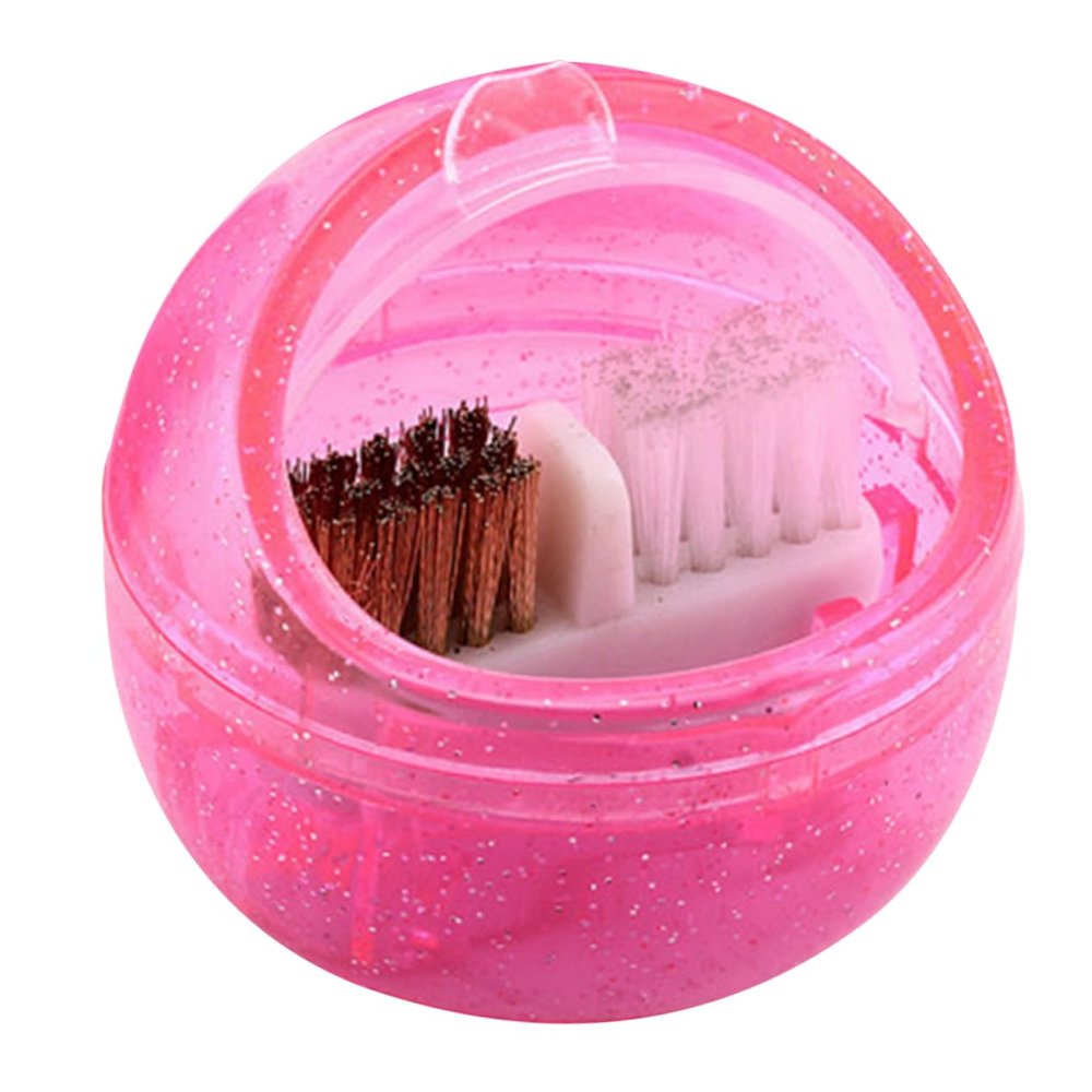BIUDECO 1pc Nail Drill Head Cleaner Brush Ergonomic Splashing Nylon Brush for Cleaning of Nail Drill Heads Lightweight Portable for Home Salon Use