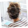 ARTSEWPLY 2Pcs Large Claw Clip Hair Bun Extensions for Women Messy Bun Hair Pieces Curly Wavy view 2