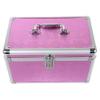 Ciieeo Storage Bin Lockable Trunk Case Aluminum Storage Box Portable Tool Case Cosmetic view 1