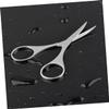 HONMEET Stainless Steel Eyebrow Scissors Precision Grooming Trimmer for Facial Hair Nose Hair and Eyebrows Safe for Men and Women for Personal Care view 2