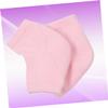 CALLARON 3pcs Moisturizing Gel Heel Sleeves for Cracked Skin Open Toe Design Soft Breathable for Men and Women for Dry Feet and Heel Care view 2