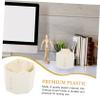 SOLUSTRE Rotating Makeup Brush Holder Organizer Lid Dustproof Cosmetic Storage for Desk Large Capacity Makeup Brush Organizer for Vanity Suitable for Professional and Home Use view 4
