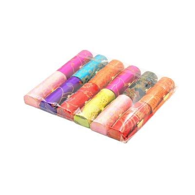 CALLARON 12pcs Vintage Portable Lipstick Cases with Elegant Embroidery and Mirror Durable Lipstick Storage Box for Women for Gifts and Cosmetic Organization