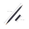 DEARMAMY Double-Headed Lip Brush Applicator Set Retractable Makeup Tool for Lipstick and Gloss Professional Lip Makeup Brush for Beauty Enthusiasts for Travel and Daily Use view 2