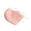 DEARMAMY 2 Pairs Women Lace Heel Socks Protective Foot Care Sleeves for Heel Relief Moisturizing Breathable Prevent Cracked Skin Pink view 2