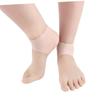 DEARMAMY 2 Pairs Women Lace Heel Socks Protective Foot Care Sleeves for Heel Relief Moisturizing Breathable Prevent Cracked Skin Pink view 4