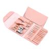 Beavorty Rose Gold 16-Piece Nail Clippers Set Nail File Manicure Tools for Home Use Portable Travel Kit for Fingernail and Toenail Care view 1
