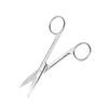 BIUDECO Stainless Steel Eyebrow Scissors Curved Makeup Scissors for Precision Trimming 1-Piece Silver Tool for Eyelids Facial Hair and Eyebrow Grooming view 1