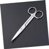 BIUDECO Stainless Steel Eyebrow Scissors Curved Makeup Scissors for Precision Trimming 1-Piece Silver Tool for Eyelids Facial Hair and Eyebrow Grooming view 2