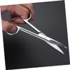 BIUDECO Stainless Steel Eyebrow Scissors Curved Makeup Scissors for Precision Trimming 1-Piece Silver Tool for Eyelids Facial Hair and Eyebrow Grooming view 4