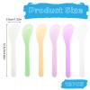 12 PCS Random Color Beauty Spatula 4.92" 1.02" Skin Care Spatula Face Mask Plastic Spoon Cosmetic Spatulas for Creams Facial Cream Spoon Disposable Makeup for Lotions DIY Facemask Mixing Sampling view 2