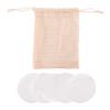DECORNIJIA 1set Reusable Makeup Remover Pads Set Washable Fiber Facial with Storage Bag for Gentle Skin Cleansing and Makeup Removal and Portable 6pcs view 1