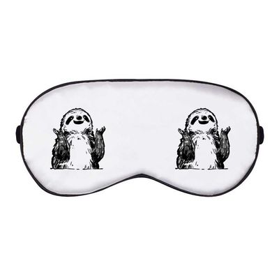 Azeeda 'Cute Happy Sloth' Sleep/Travel Eye Mask (EY00030119)