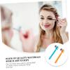 OATIPHO Stainless Steel Eyebrow Razor Set 6pcs Eyebrow Trimmer with Comb and Brush for Precision Shaping Beauty Tool for Women view 2