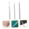 VALICLUD Professional Pedicure Tools Set 3pcs Stainless Steel Toenail Trimmer and Dead Skin Remover Kit for Men and Women for Ingrown Toenails and Foot Care view 4