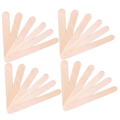 CHILDWEET 200Pcs Multi Function Wax Applicators Wax Sticks for Hair Removal Safe Smooth Surface for Men and Women for Lotion Application
