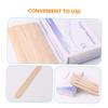 CHILDWEET 200Pcs Multi Function Wax Applicators Wax Sticks for Hair Removal Safe Smooth Surface for Men and Women for Lotion Application view 2