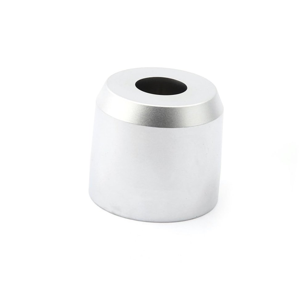 LIFKOME Zinc Alloy Shaving Razor Stand Holder for Men Silver Safety Razor Base Accessory Non-Slip Design for Bathroom Organization