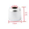 LIFKOME Zinc Alloy Shaving Razor Stand Holder for Men Silver Safety Razor Base Accessory Non-Slip Design for Bathroom Organization view 2