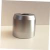LIFKOME Zinc Alloy Shaving Razor Stand Holder for Men Silver Safety Razor Base Accessory Non-Slip Design for Bathroom Organization view 3