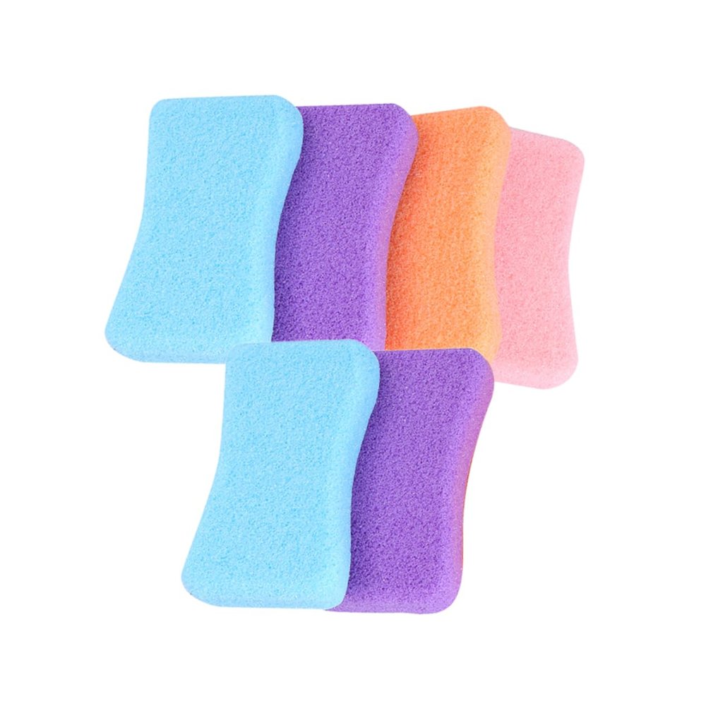 FRCOLOR 6 Pcs Home Rubbing Stone Exfoliating Tool for Durable PU Material Random Colors and Dead Skin Remover Promotes Skin Health and Blood Flow Random Color