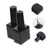 6 Pcs 10ml Empty Glass Gel Polish Bottles, Refillable Nail Art Containers view 2