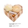 ARTSEWPLY Wooden Bathing Scrubber Kit 5-Piece Massage Set for Relaxing Body Cleansing for Self-Care view 2