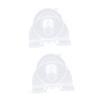 Cabilock 4pcs Strong Cup Holder for Men Shaver Hanger Easy to Install Smooth for Bathroom Use Keeps Dry and Clean view 3