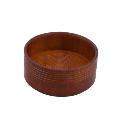 PACKOVE Men's Shaving Bowl Large Deep Wooden Soap Cup for Lather Sturdy Design for Daily Grooming for Gentlemen