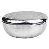 CALLARON Stainless Steel Shaving Bowl with Lid Mens Razor Accessory for Shaving Foam Bubble Bowl for Grooming Sturdy and Easy to Clean view 1